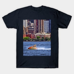 Liberty State Park - Jet Skiing in Morris Canal Basin T-Shirt